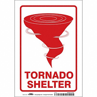 K1739 Safety Sign 10 in x 7 in Vinyl