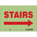 Safety Sign 7 in x 10 in Glow Vinyl