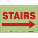Safety Sign 10 in x 14 in Glow Vinyl