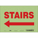 Safety Sign 7 in x 10 in Glow Vinyl