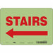 Safety Sign 7 in x 10 in Polyethylene