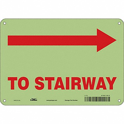 Safety Sign 7 in x 10 in Polyethylene