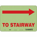 Safety Sign 7 in x 10 in Polyethylene