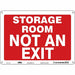 Safety Sign 10 in x 14 in Aluminum