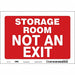 Safety Sign 7 in x 10 in Vinyl