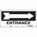 Safety Sign 6 1/2 in x 14 in Aluminum