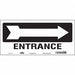 Safety Sign 6 1/2 in x 14 in Vinyl