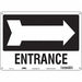 Safety Sign 10 in x 14 in Polyethylene