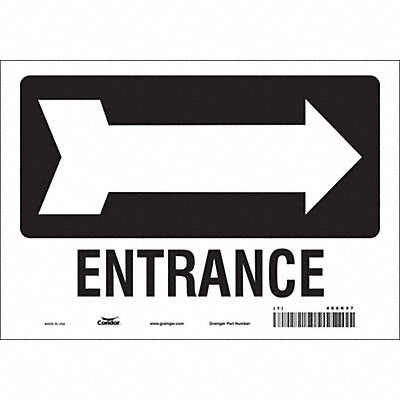 Safety Sign 7 in x 10 in Vinyl