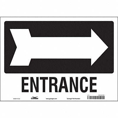 Safety Sign 10 in x 14 in Vinyl