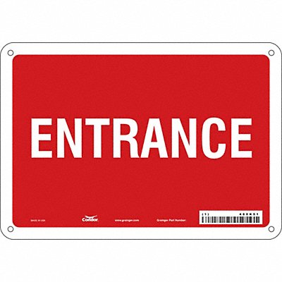 K1795 Safety Sign 7 in x 10 in Polyethylene