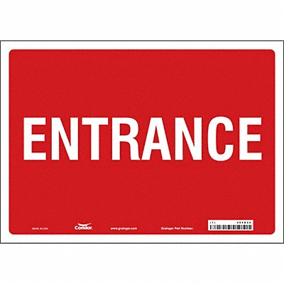 K1795 Safety Sign 10 in x 14 in Vinyl