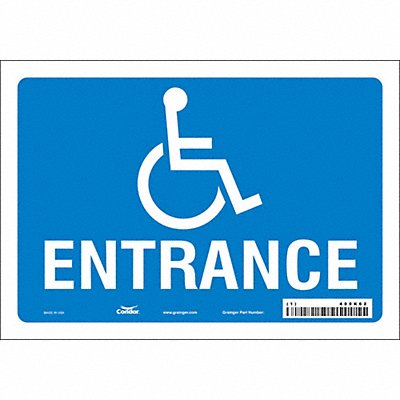 Safety Sign 7 in x 10 in Vinyl