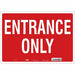 Safety Sign 14 in x 20 in Aluminum