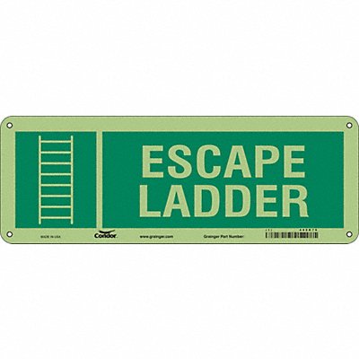 Safety Sign 5 in x 14 in Polyethylene
