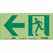 Safety Sign 7 in x 15 in Glow Vinyl