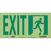 Safety Sign 7 in x 15 in Glow Vinyl