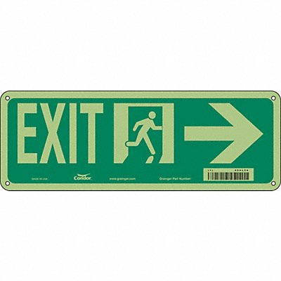 Safety Sign 5 in x 14 in Polyethylene