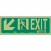 Safety Sign 5 in x 14 in Glow Vinyl