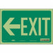 Safety Sign 8 in x 12 in Glow Vinyl