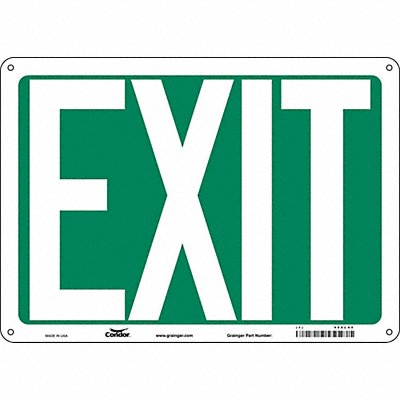 K1849 Safety Sign 10 in x 14 in Aluminum