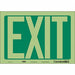 K1849 Safety Sign 7 inx10 in Glow Vinyl