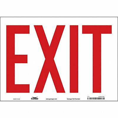 J7040 Safety Sign 10 in x 14 in Vinyl
