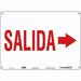 Safety Sign 10 in x 14 in Aluminum