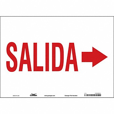 Safety Sign 10 in x 14 in Vinyl