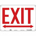 Safety Sign 10 in x 14 in Polyethylene