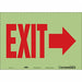 Safety Sign 14 inx10 in Glow Vinyl