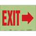 Safety Sign 10 inx14 in Glow Vinyl