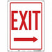 J7046 Safety Sign 14 in x 10 in Aluminum