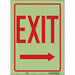 Safety Sign 14 inx10 in Glow Vinyl