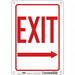 J7046 Safety Sign 10 in x 7 in Polyethylene