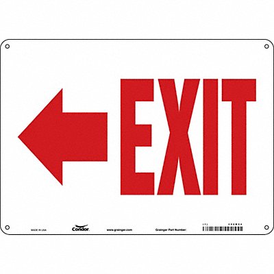 Safety Sign 10 in x 14 in Polyethylene