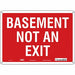 Safety Sign 10 in x 14 in Polyethylene