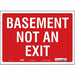 Safety Sign 10 in x 14 in Vinyl