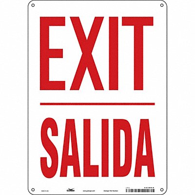 K1873 Safety Sign 14 in x 10 in Aluminum