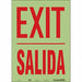 K1873 Safety Sign 14 inx10 in Glow Vinyl