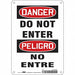 Safety Sign 10 inx7 in Polyethylene