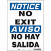 Safety Sign 14 in x 10 in Vinyl