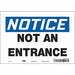 Safety Sign 7 in x 10 in Vinyl