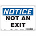 Safety Sign 7 in x 10 in Aluminum