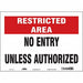 Safety Sign 10 inx14 in Vinyl