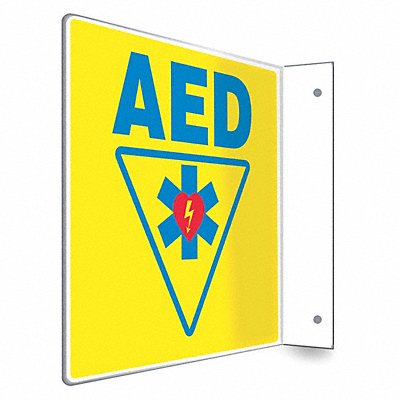 Safety Sign 8 in x 8 in PETG