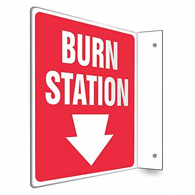 Safety Sign 8 in x 8 in PETG