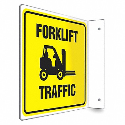Safety Sign 8 inx8 in PETG