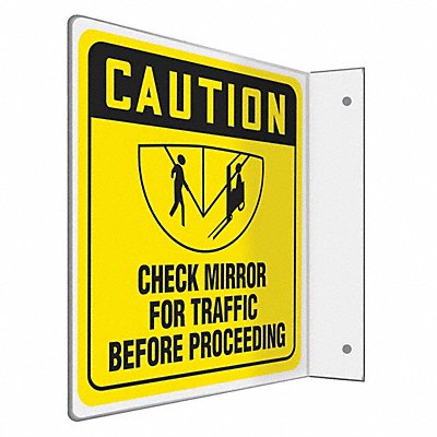 Safety Sign 8 inx8 in PETG
