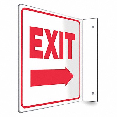 Safety Sign 8 in x 8 in PETG
